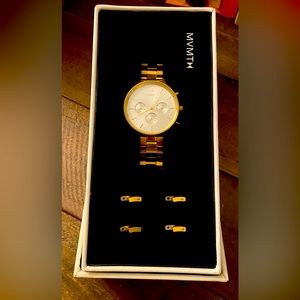 Gorgeous Solis Gold Women’s MVMT Watch, worn a handful of times